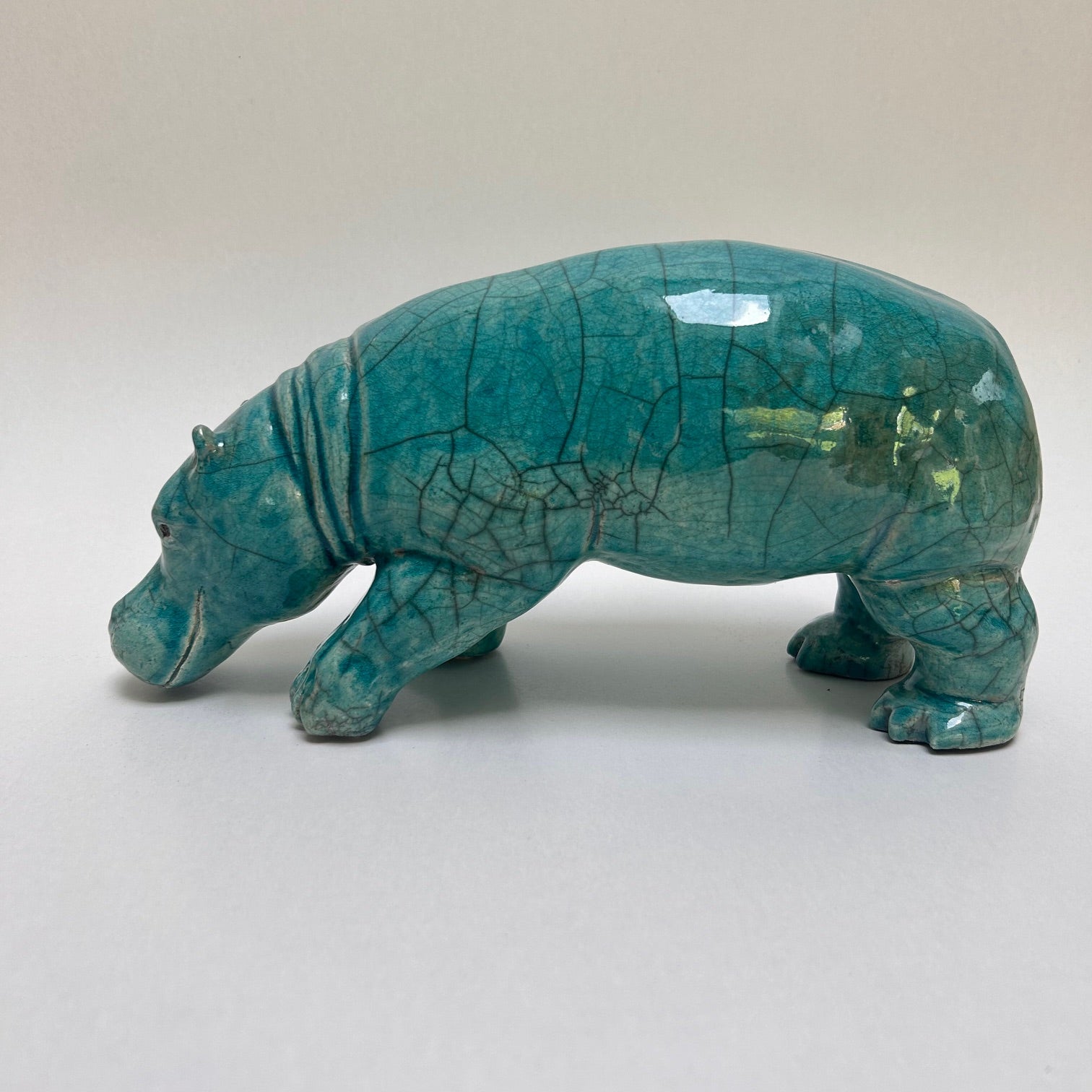 Frédérique Delcourt Hippopotame bleu c