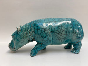 Frederique Delcourt Hippopotame bleu