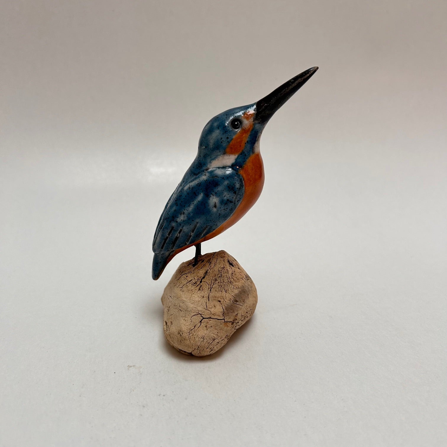 Frederique Delcourt Martin pêcheur bec levé b