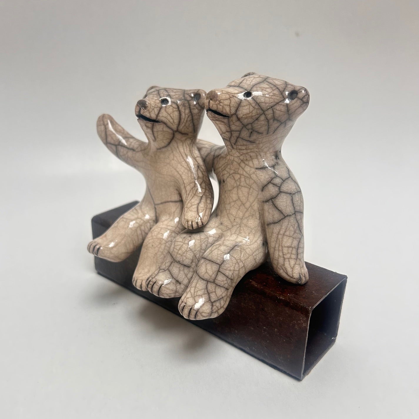 Frederique Delcourt Oursons frere et soeur assis b