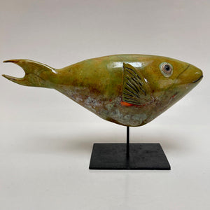 Frederique Delcourt poisson perroquet vert