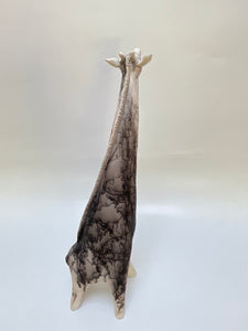 Frédérique Delcourt Girafe raku crin de cheval b