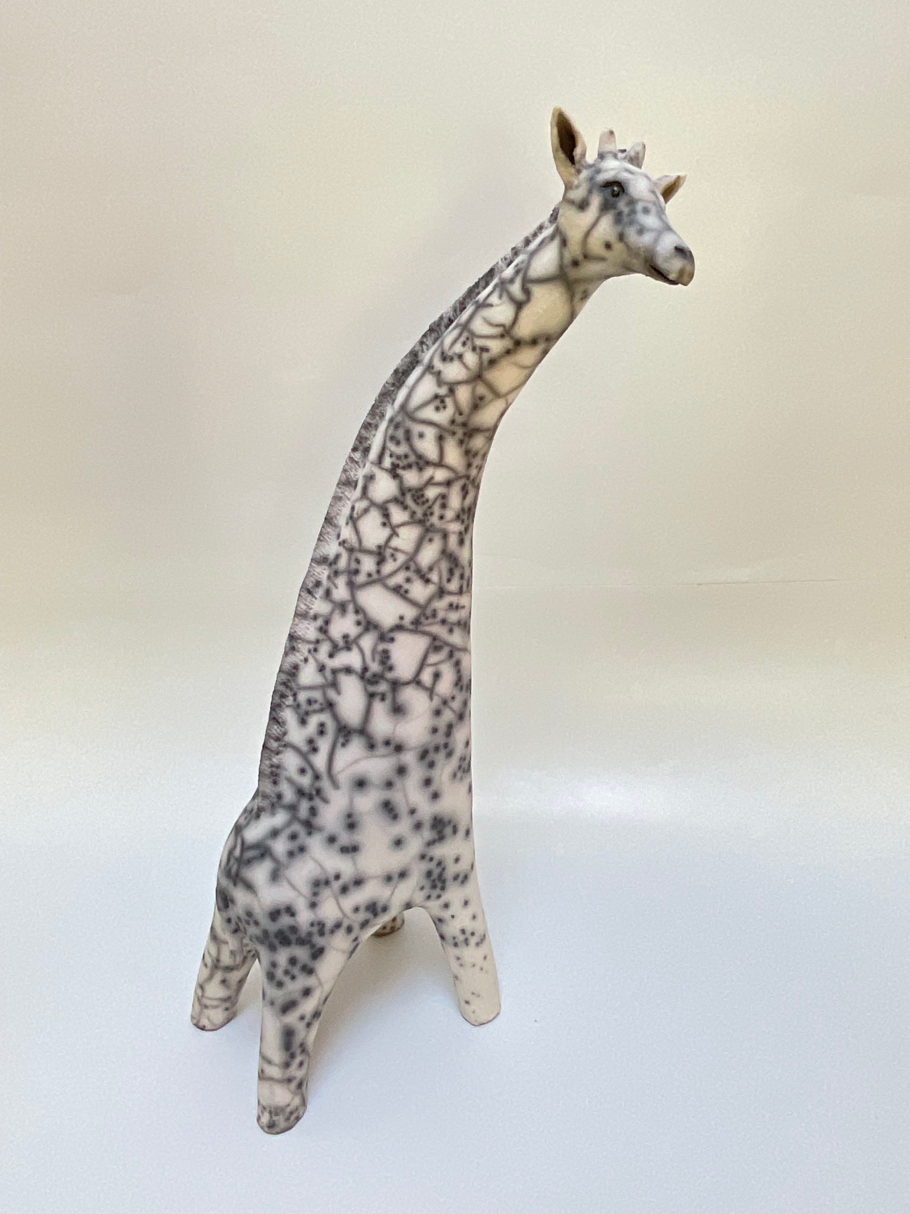 Frédérique Delcourt girafe raku nu