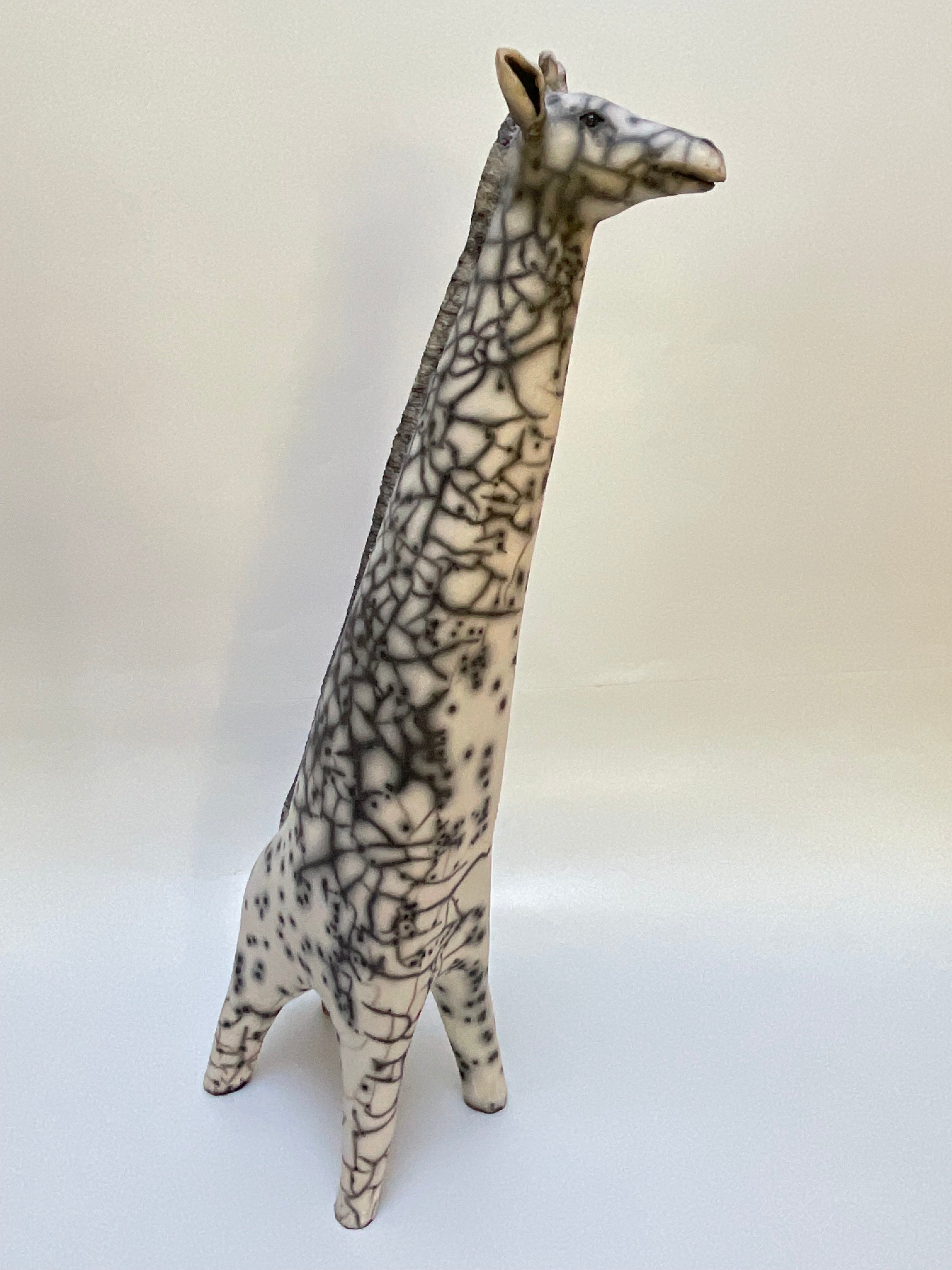 Frédérique Delcourt Grande girafe raku nu b