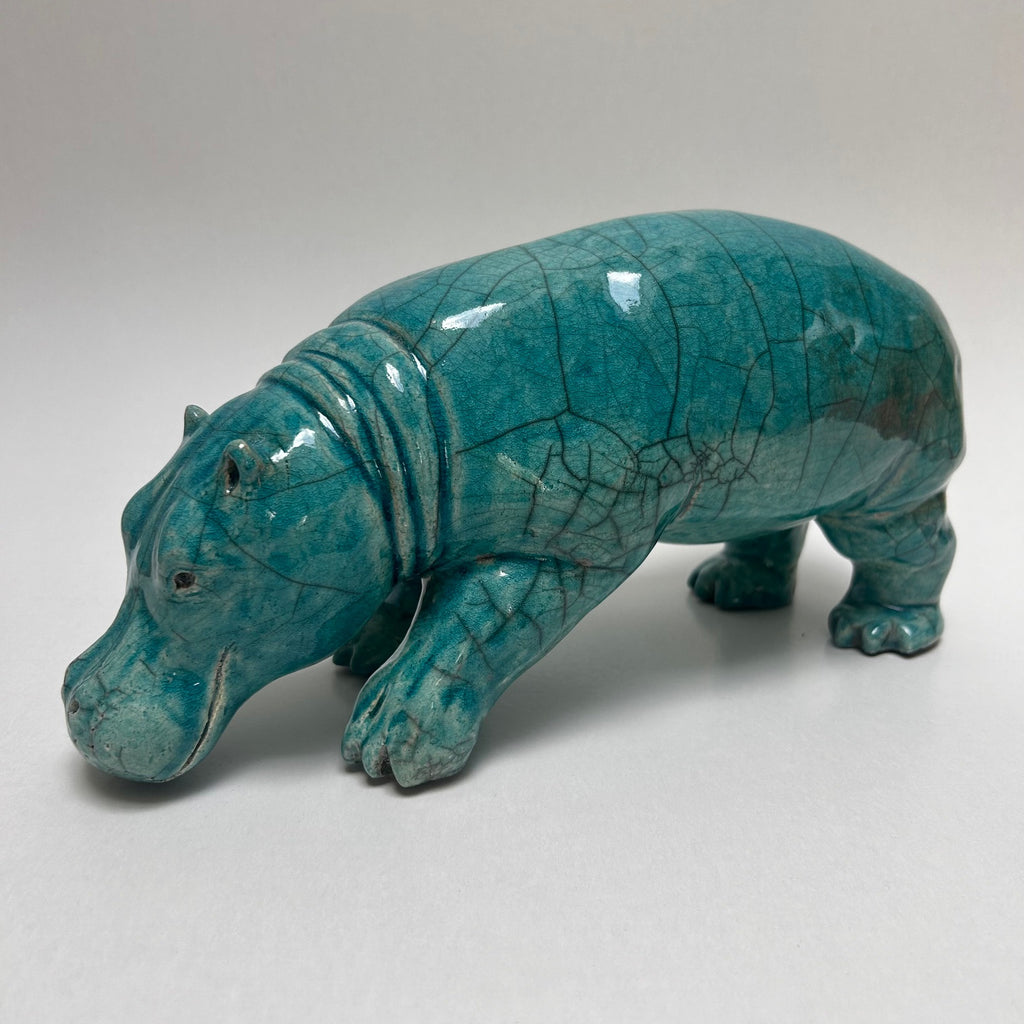 Frédérique Delcourt Hippopotame bleu