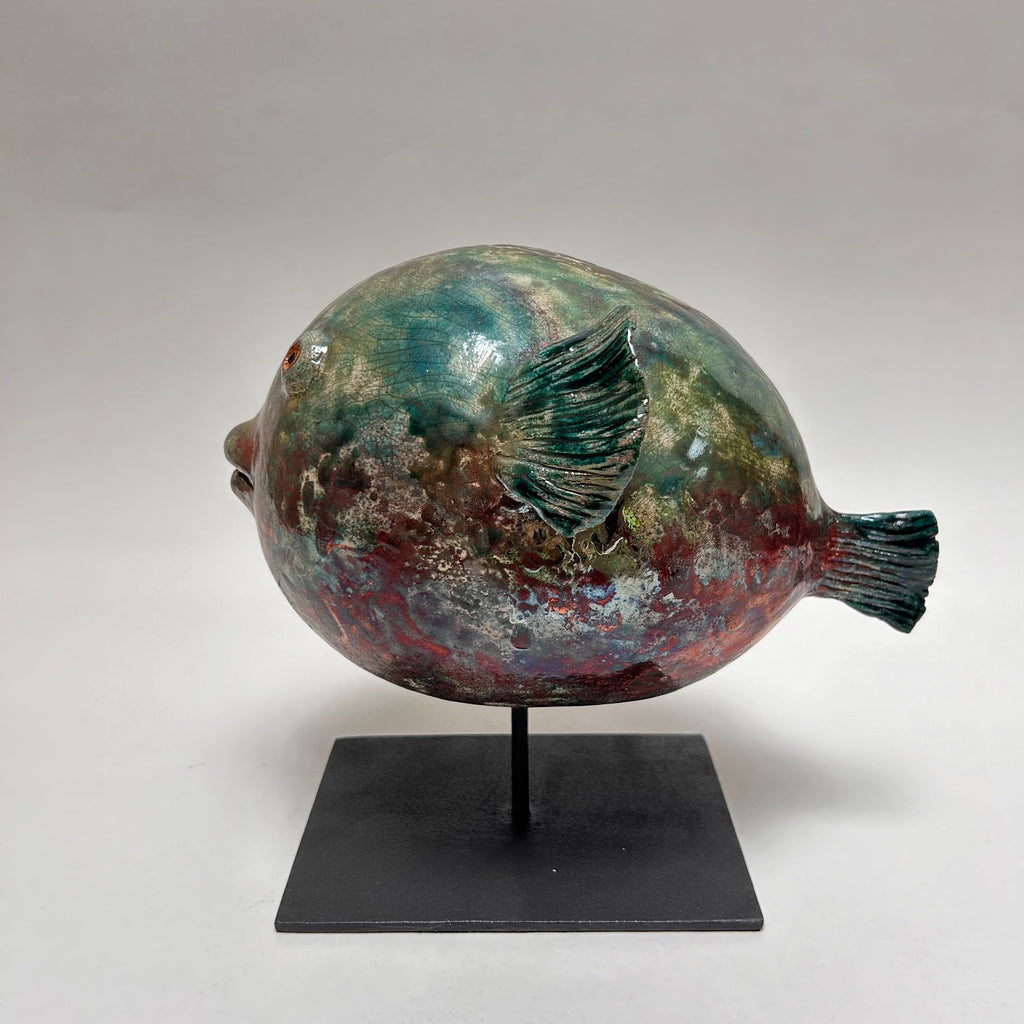 Frédérique Delcourt - Poisson-globe vert